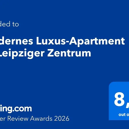 Modernes Luxus-apartment Im Leipziger Zentrum Apartamento *